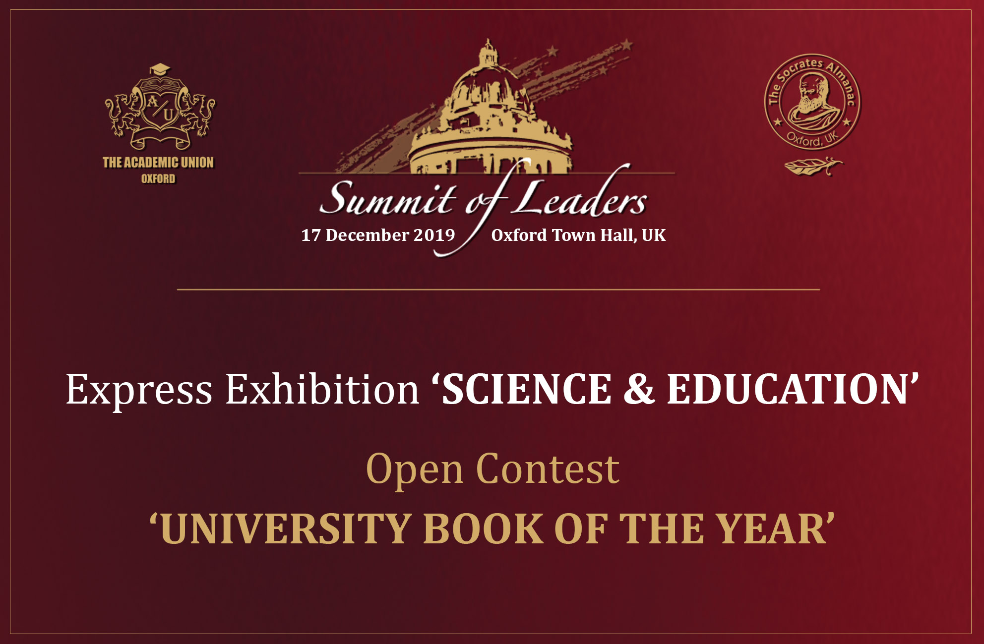 The contest ‘University Book of the Year – 2019’